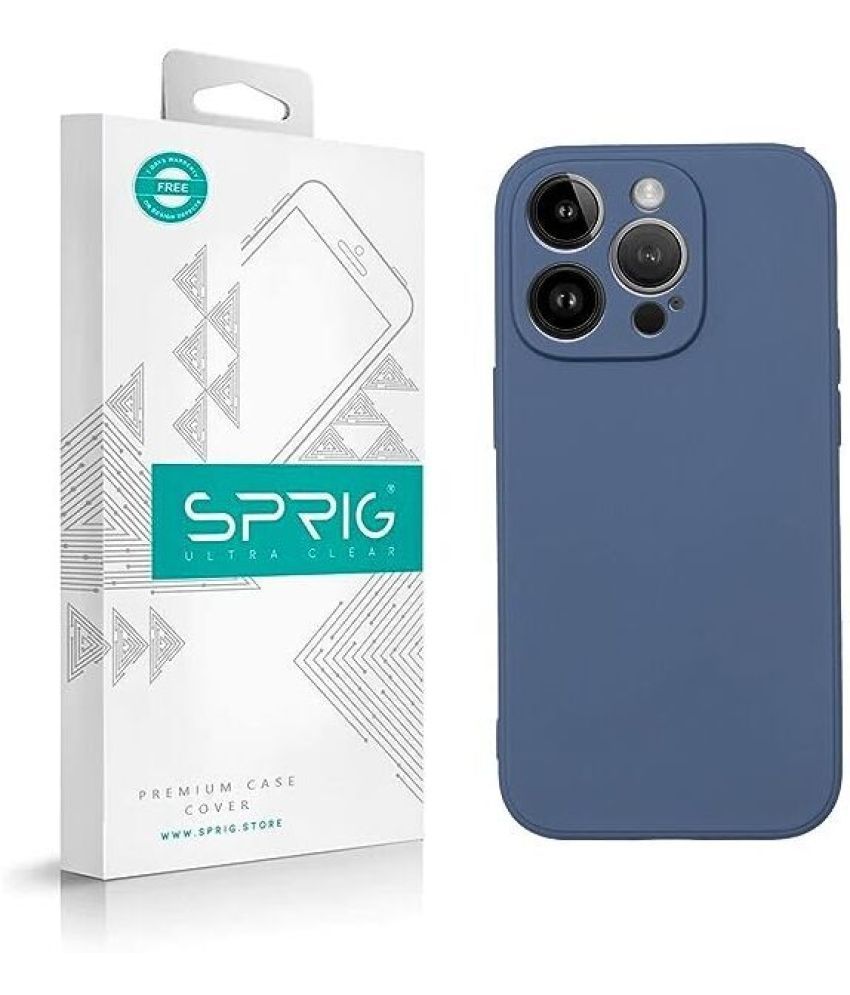     			Sprig Plain Cases Compatible For TPU Glossy Cases Iphone 14 Pro ( Pack of 1 )