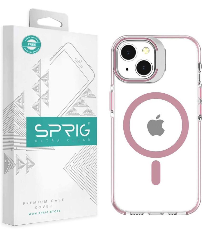     			Sprig Plain Cases Compatible For TPU Glossy Cases Iphone 15 Plus With Camera Glass Stand ( Pack of 1 )