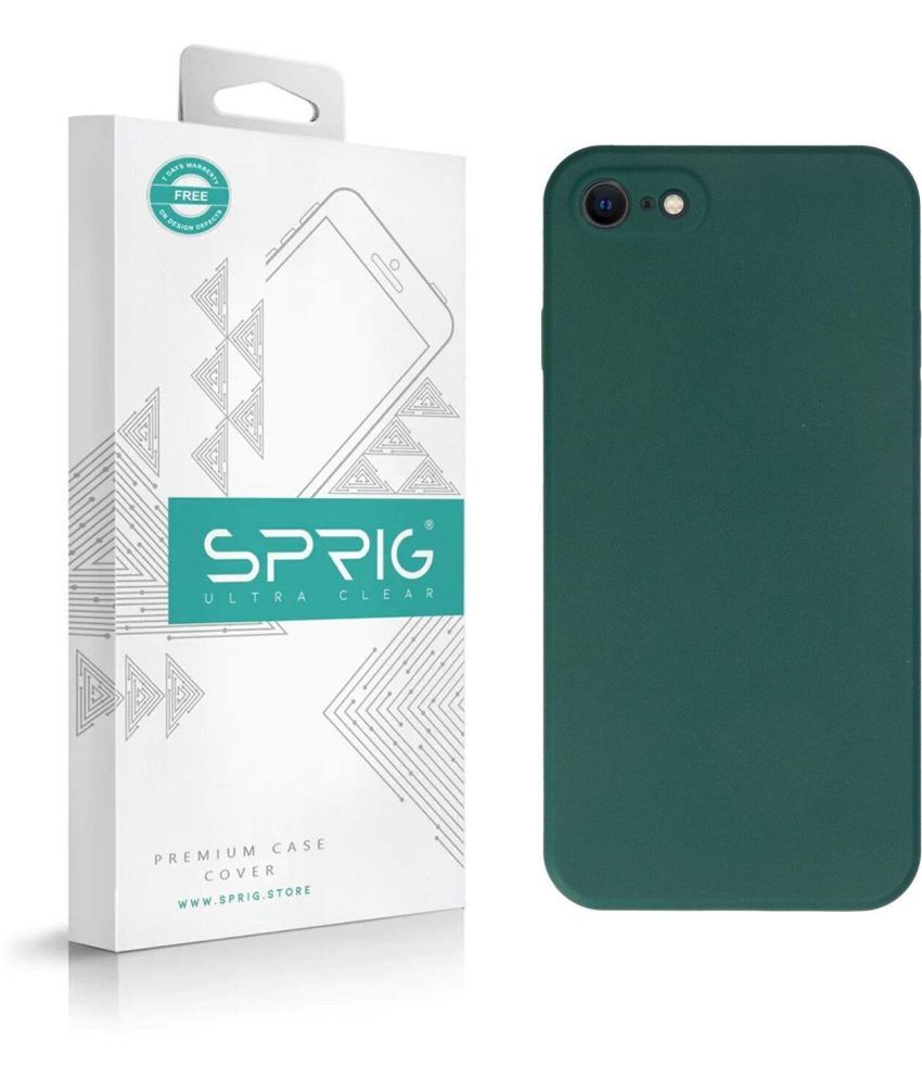     			Sprig Plain Cases Compatible For TPU Glossy Cases Apple Iphone Se 2022 ( Pack of 1 )