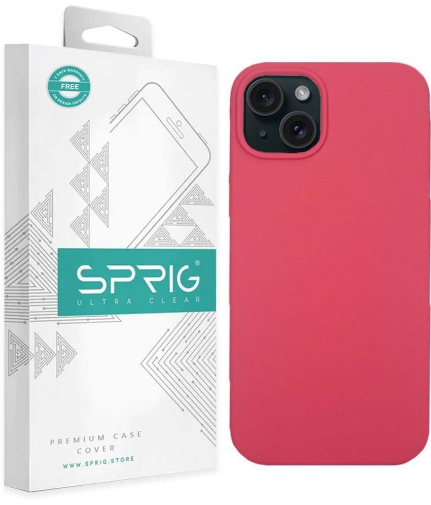     			Sprig Plain Cases Compatible For Silicon Apple Iphone 15 Plus ( Pack of 1 )