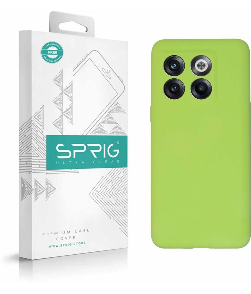     			Sprig Plain Cases Compatible For Silicon Oneplus 10T 5G ( Pack of 1 )