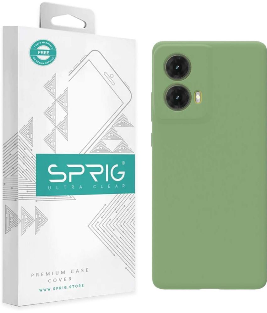     			Sprig Plain Cases Compatible For Silicon Moto G85 5G ( Pack of 1 )