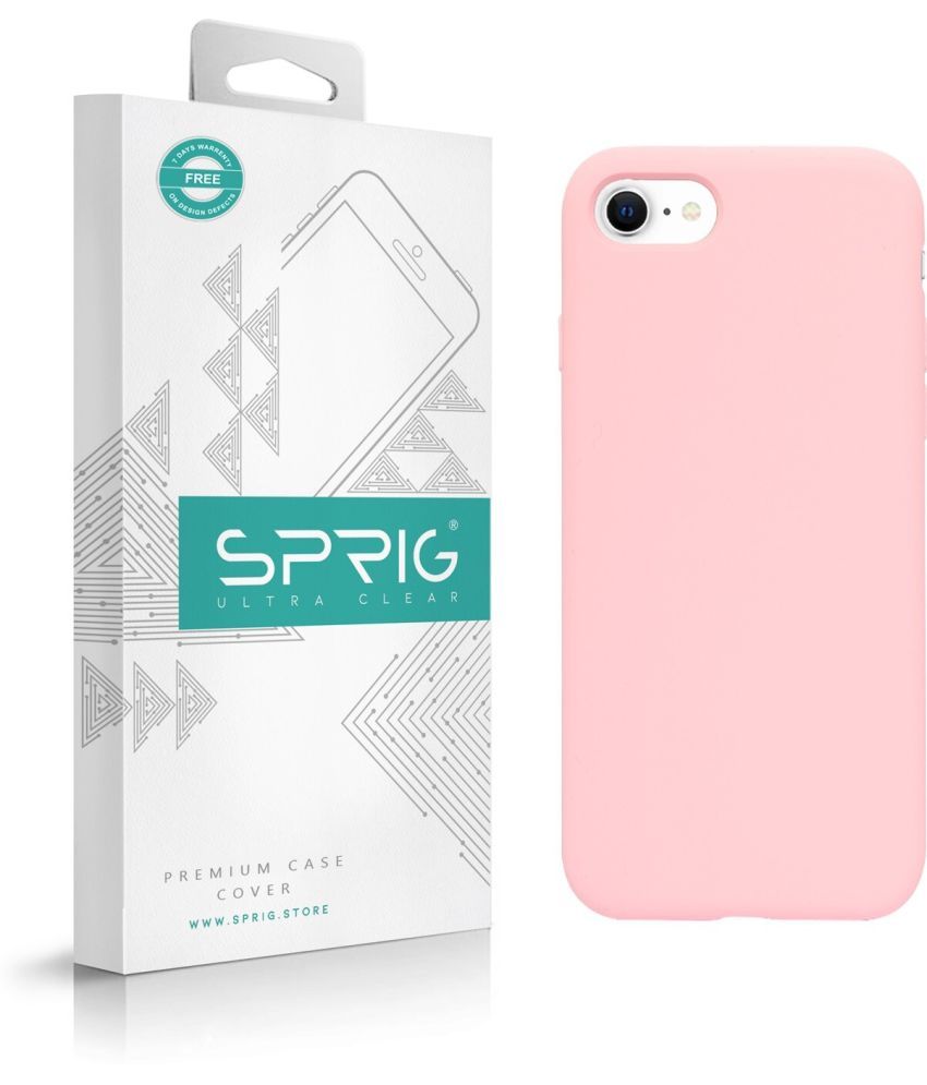     			Sprig Plain Cases Compatible For Silicon Apple Iphone 7 ( Pack of 1 )