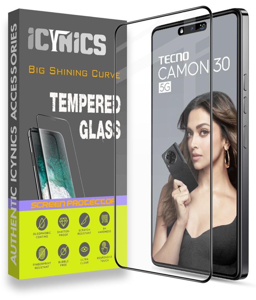     			Icynics Tempered Glass Compatible For Tecno Camon 30 ( Pack of 1 )