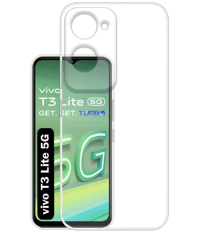     			Megha Star*** Plain Cases Compatible For Silicon VIVO T3 LITE 5G ( )