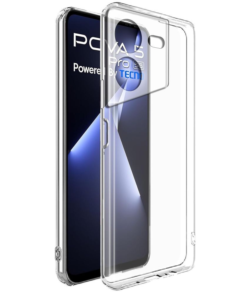     			Megha Star*** Plain Cases Compatible For Silicon TECNO POVA 5 PRO ( )