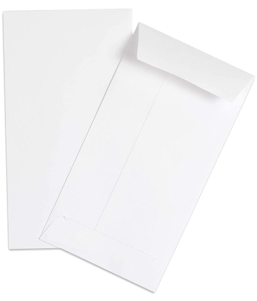     			Saya White Envelopes – High-Bright 90gsm Paper, Strong Pasting, 9" x 4" Inch Size for Letters & Documents