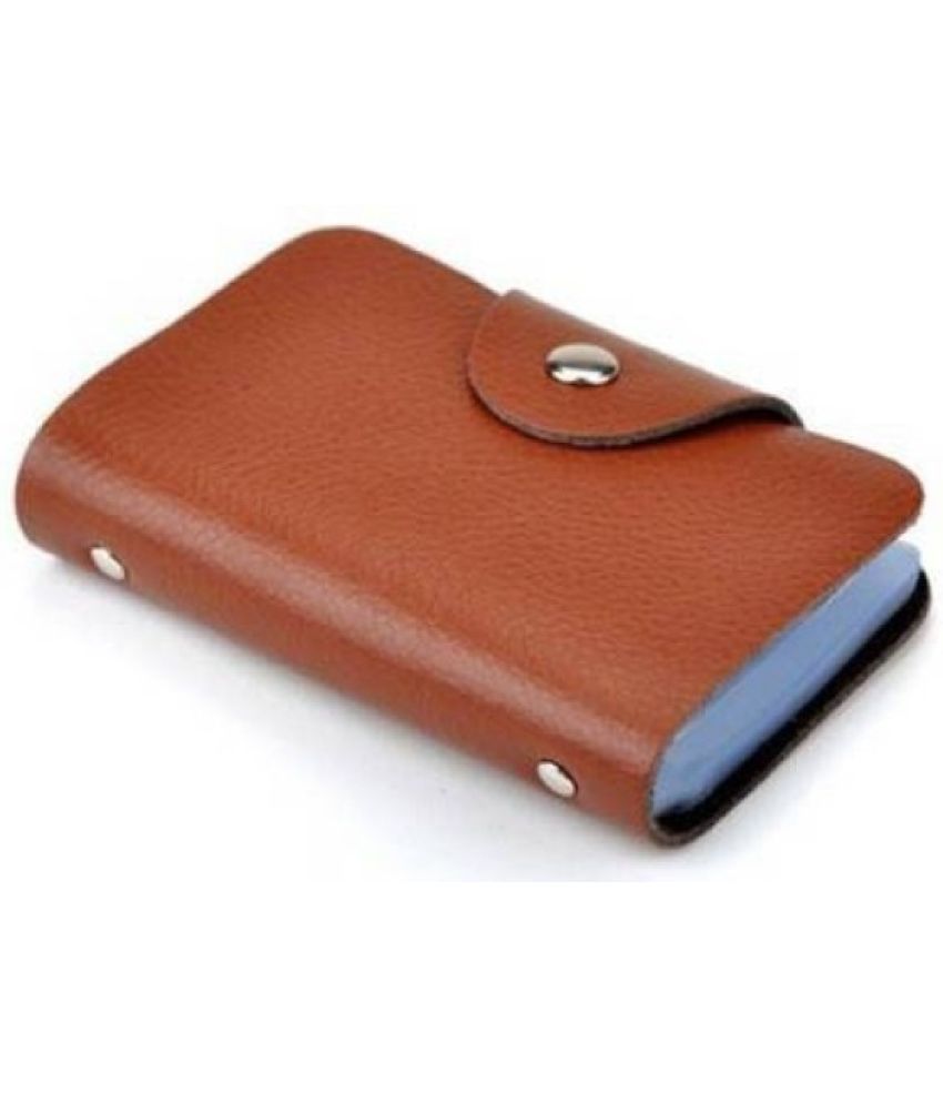     			Sonrisa PU Leather Unisex Card Holder ( Pack of 1 )