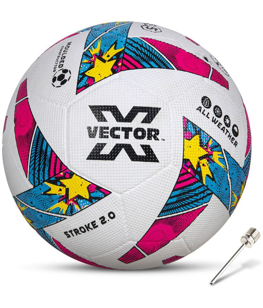     			Vector X White Rubber Football ( Pack of 1 )