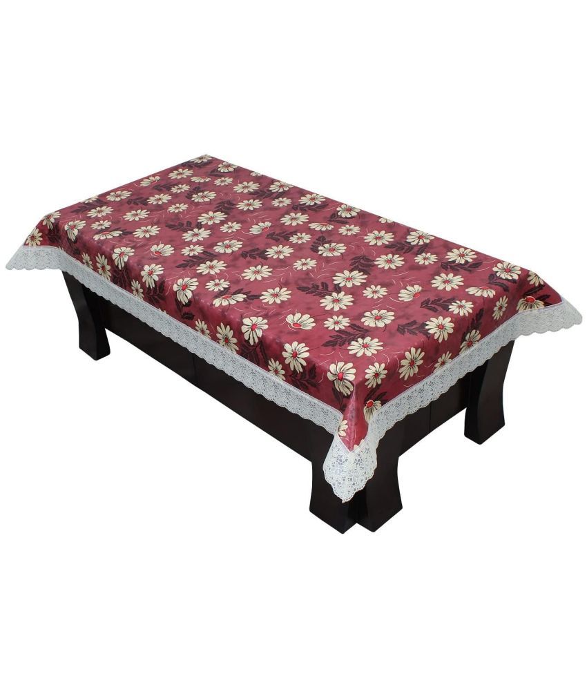     			CreadCraft Printed PVC 4 Seater Rectangle Table Cover ( 150 x 105 ) cm Pack of 1 Multi