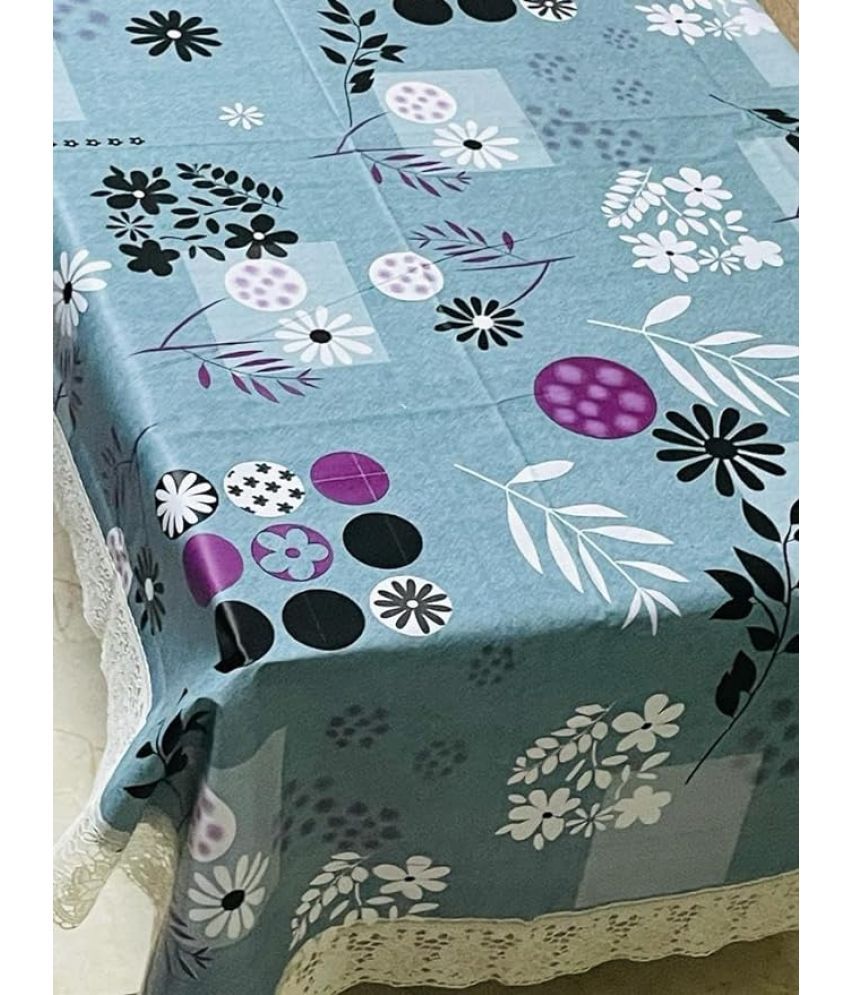     			CreadCraft Printed PVC 4 Seater Rectangle Table Cover ( 150 x 105 ) cm Pack of 1 Multi