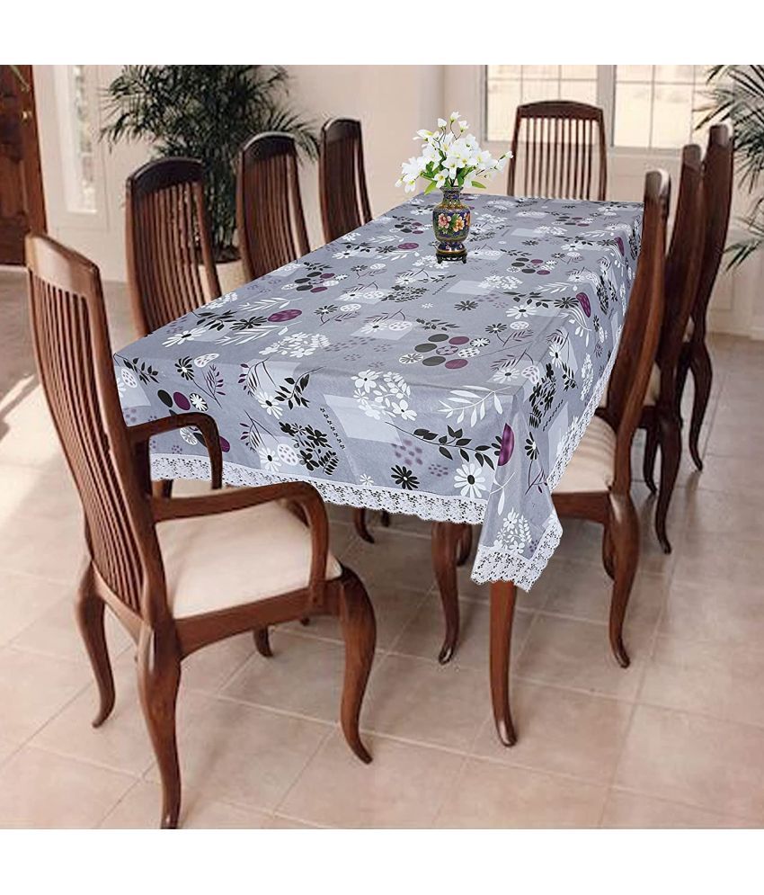     			CreadCraft Printed PVC 4 Seater Rectangle Table Cover ( 150 x 105 ) cm Pack of 1 Multi