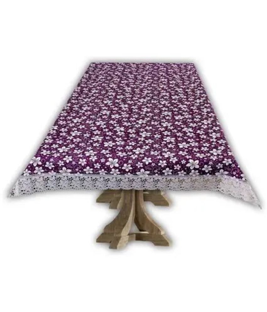     			CreadCraft Printed PVC 4 Seater Rectangle Table Cover ( 150 x 105 ) cm Pack of 1 Multi