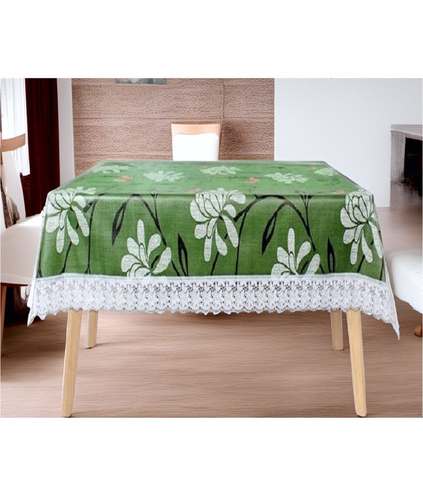     			CreadCraft Printed PVC 4 Seater Rectangle Table Cover ( 150 x 105 ) cm Pack of 1 Multi