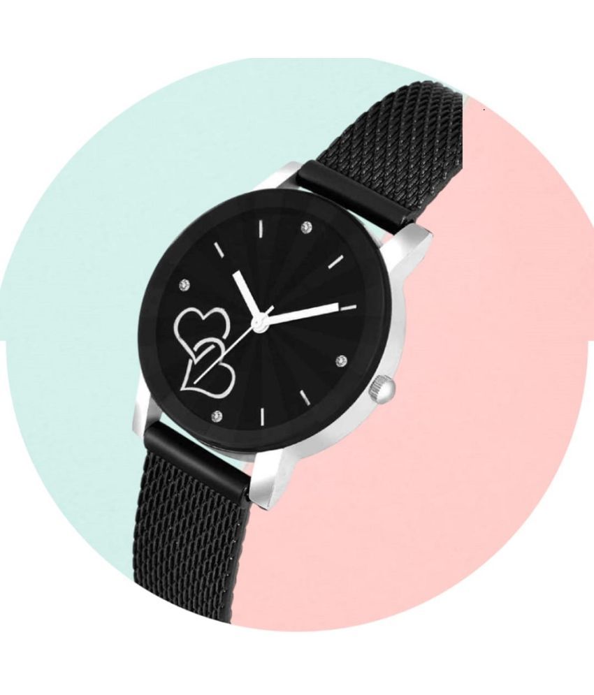     			DECLASSE Black Resin Analog Womens Watch