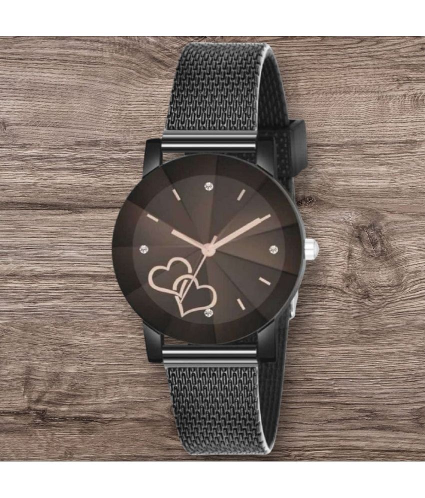     			DECLASSE Black Resin Analog Womens Watch