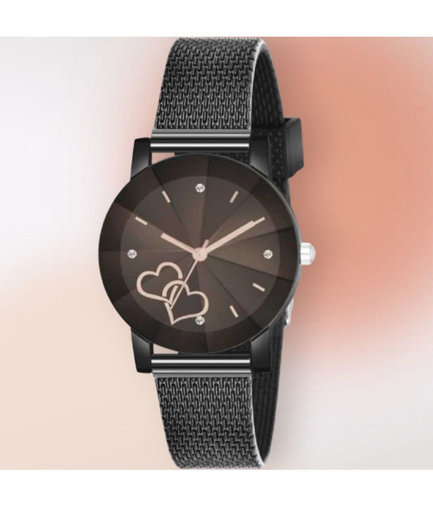     			DECLASSE Black Resin Analog Womens Watch