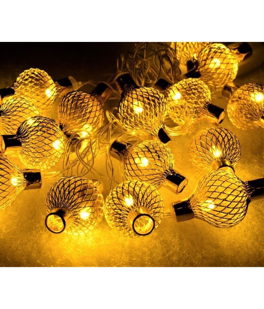     			HOME DELIGHT Gold 1Mtr String Light ( Pack of 1 )