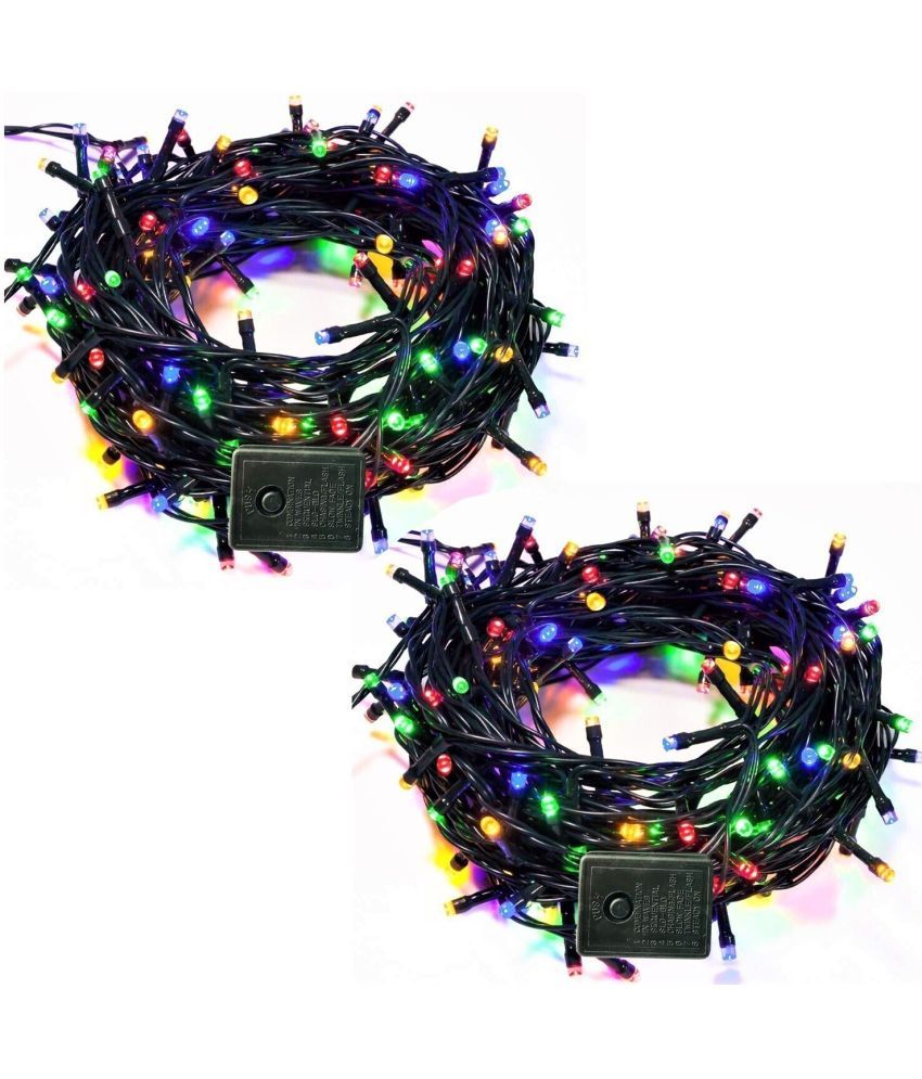     			HOME DELIGHT Multicolor 12M String Light ( Pack of 2 )