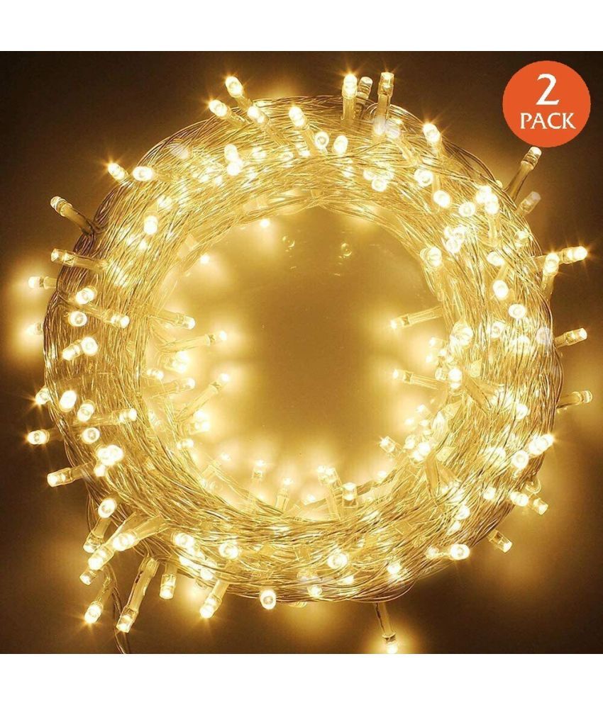     			HOME DELIGHT Yellow 12M String Light ( Pack of 2 )