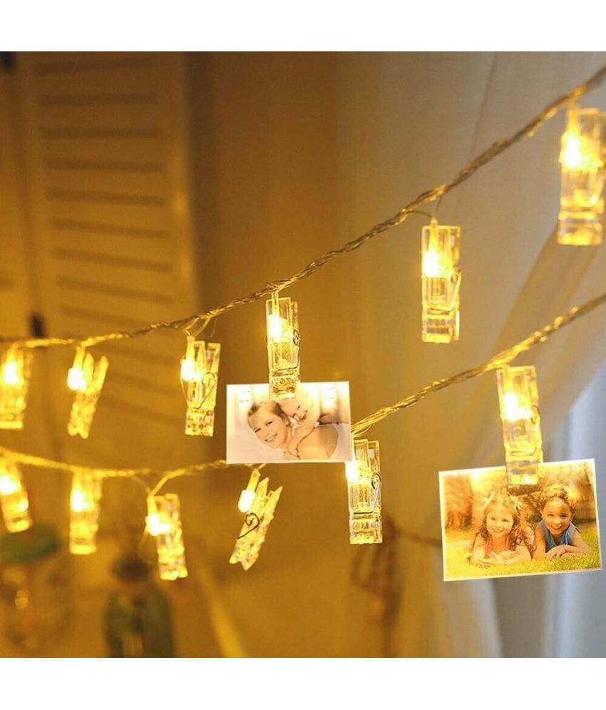     			HOME DELIGHT Yellow 3Mtr String Light ( Pack of 1 )