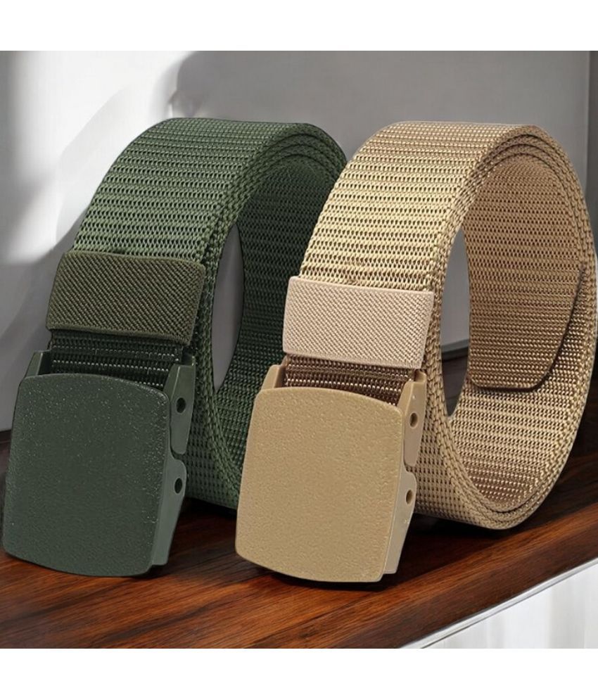     			Kastner - Multicolor Nylon Men's Casual Belt ( Pack of 2 )