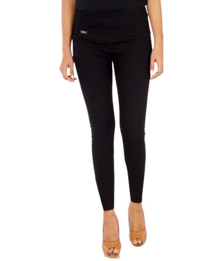     			OuterWear - Black Denim Skinny Fit Women's Jeans ( Pack of 1 )