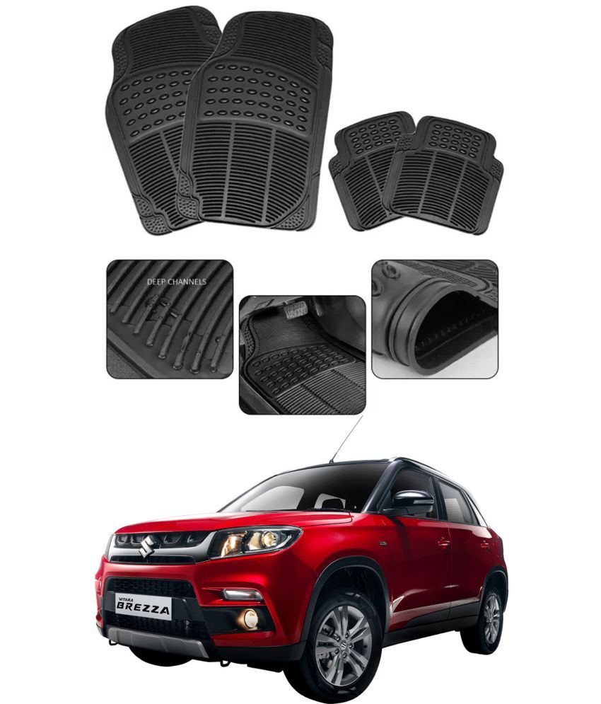     			RONISH Car Rubber Mat (Set Of 4) Foot Mat For Maruti Suzuki Vitara Brezza