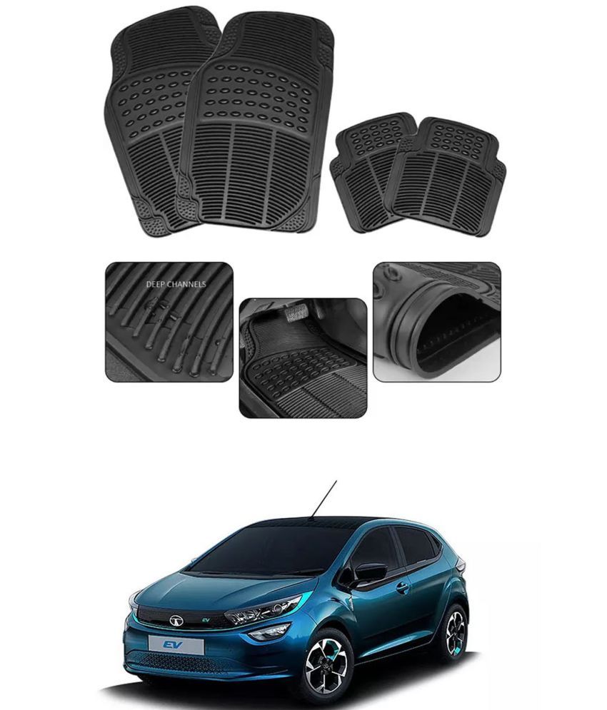     			RONISH Car Rubber Mat (Set Of 4) Foot Mat For Tata Altroz EV