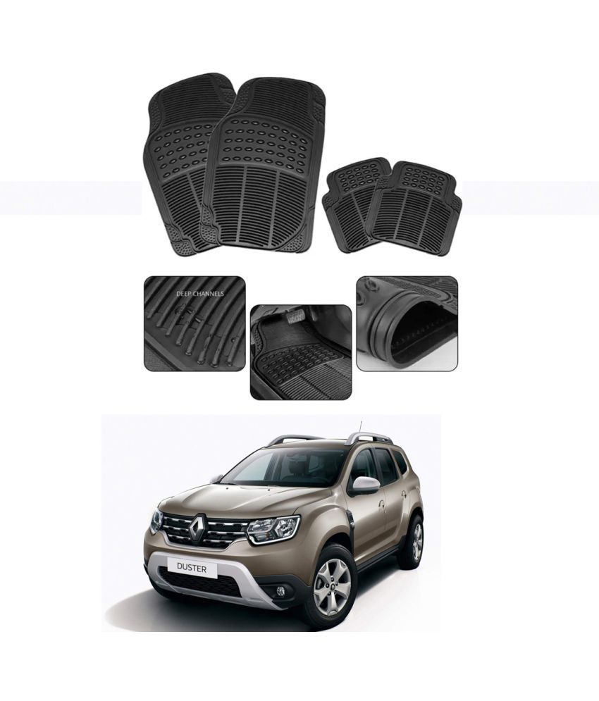     			RONISH Car Rubber Mat (Set Of 4) Foot Mat For Renault Duster