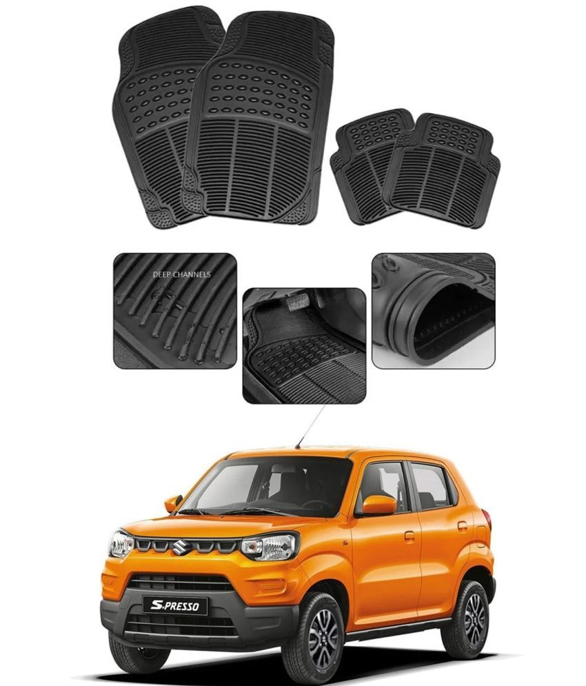     			RONISH Car Rubber Mat (Set Of 4) Foot Mat For Maruti Suzuki S-Presso