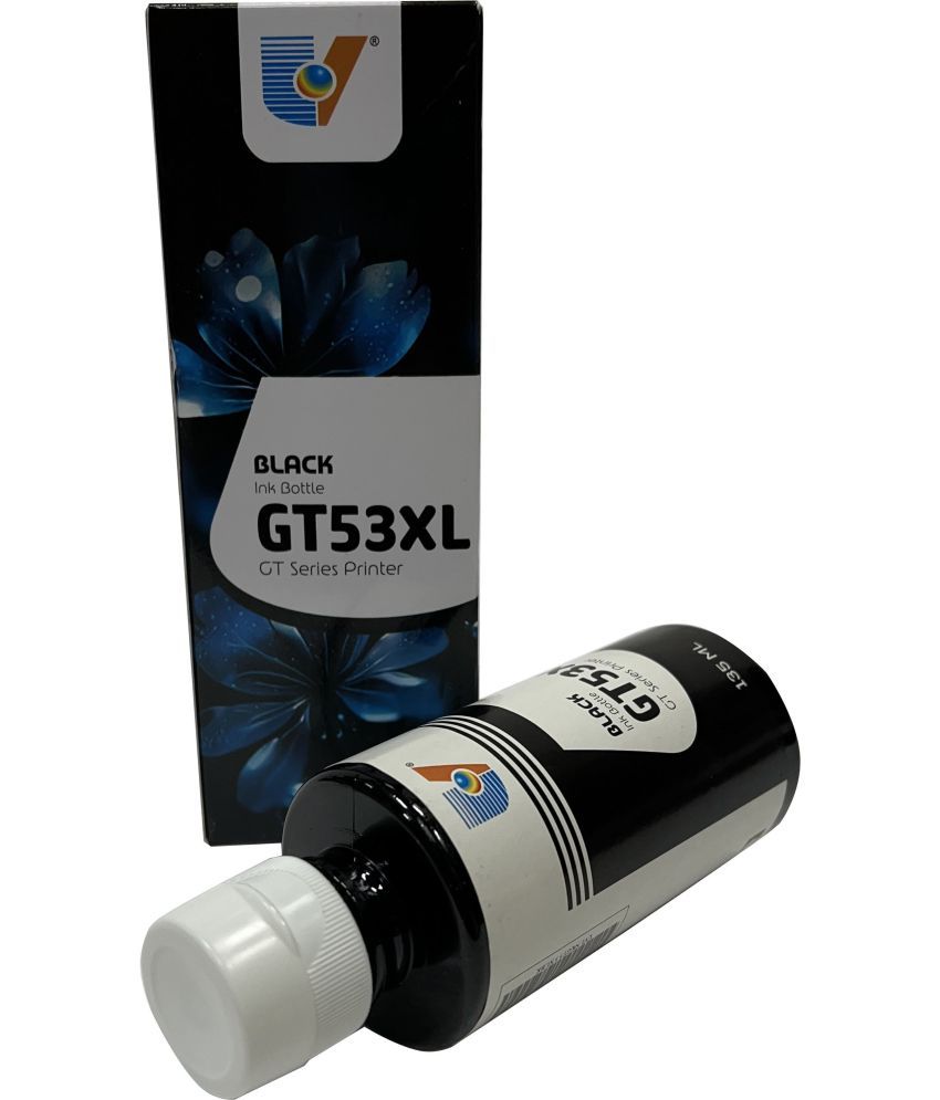     			UV INFOTECH GT53xl-1a Black Ink 135ml Pack of 1 Compatible for DeskJet, Ink Tank & Smart Tank Printers