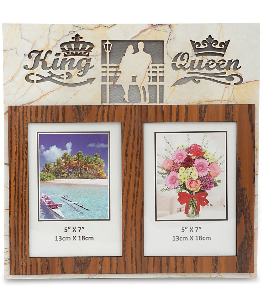     			ZIBRED Wood White Collage Photo Frame No. of Pieces- 1