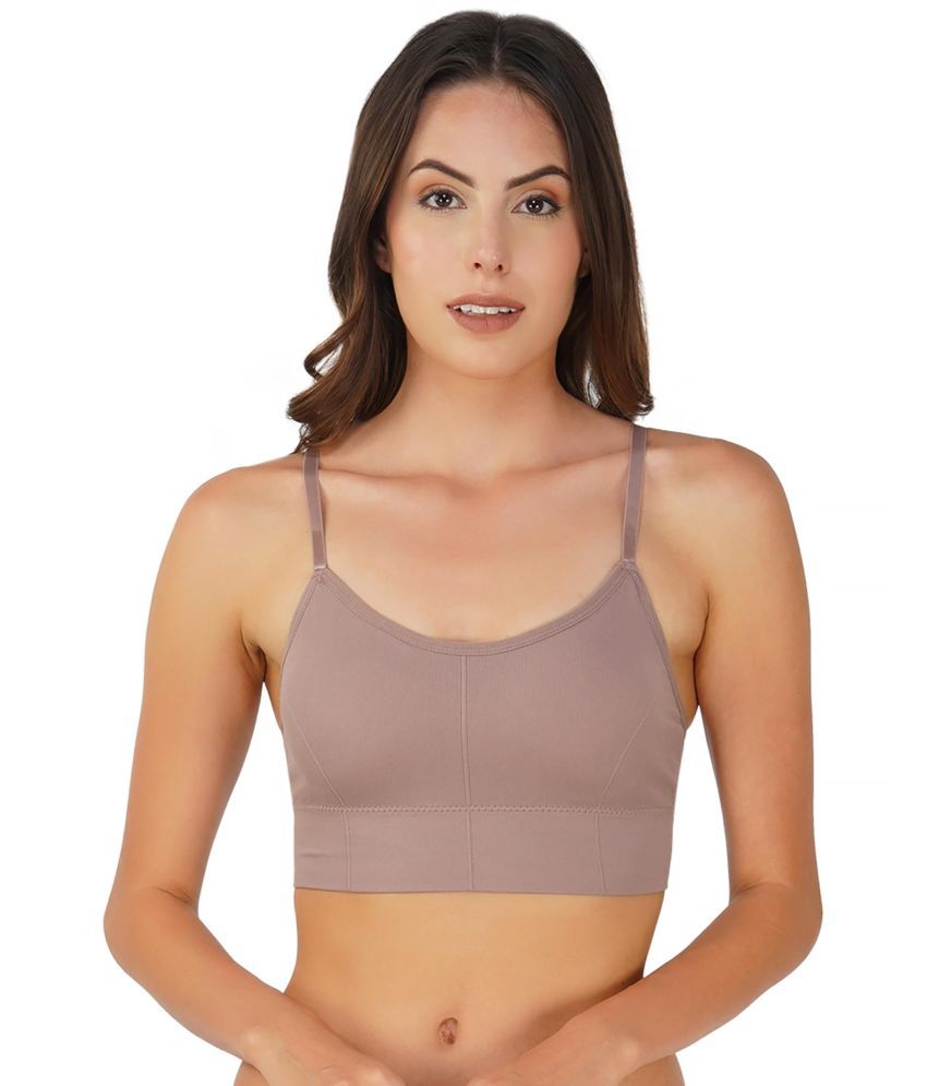     			Arc de Shapes Pack of 1 Nylon Lightly Padded Teenage Bra For Women ( Mauve )