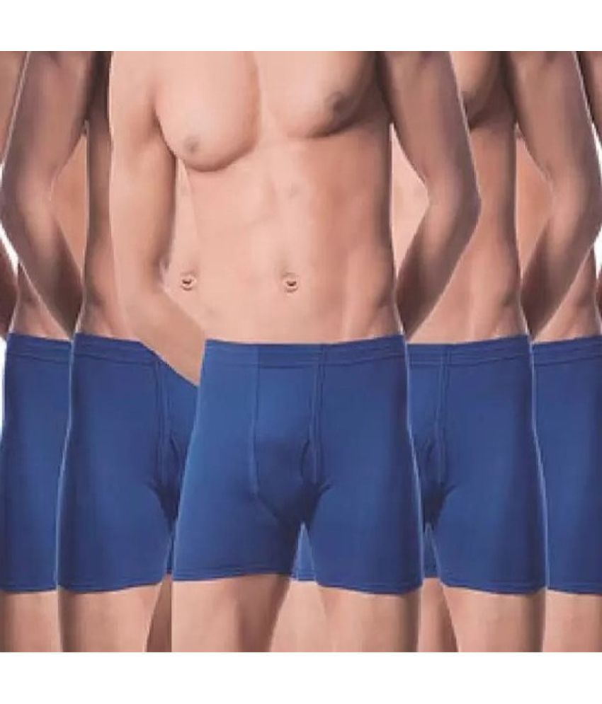     			Cavenders Pack of 5 Cotton Blend Trunks For Men's ( Multicolor )