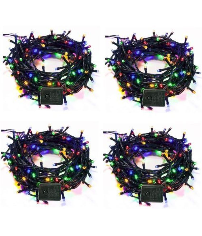     			HOME DELIGHT Multicolor 12M String Light ( Pack of 4 )