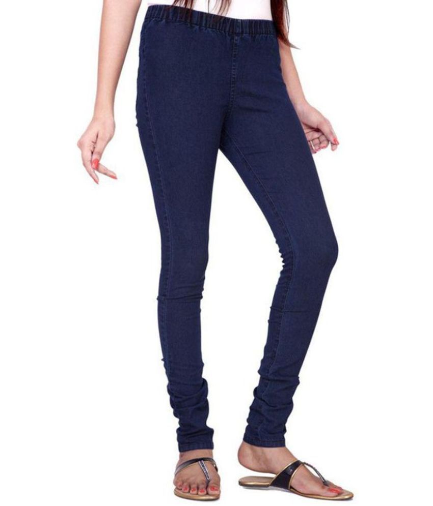     			OuterWear - Dark Blue Denim Slim Fit Women's Jeans ( Pack of 1 )