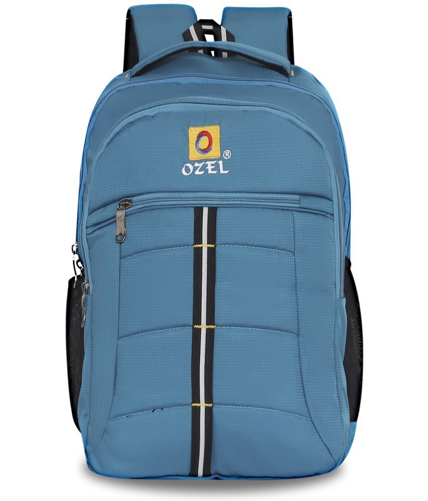     			Ozel Bag 40 Ltrs Canvas Backpack *For Boys & Girls ( Light Blue )