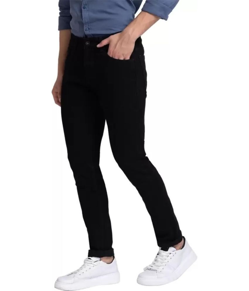     			POKHINDA Skinny Fit Basic Men's Jeans - Black ( Pack of 1 )