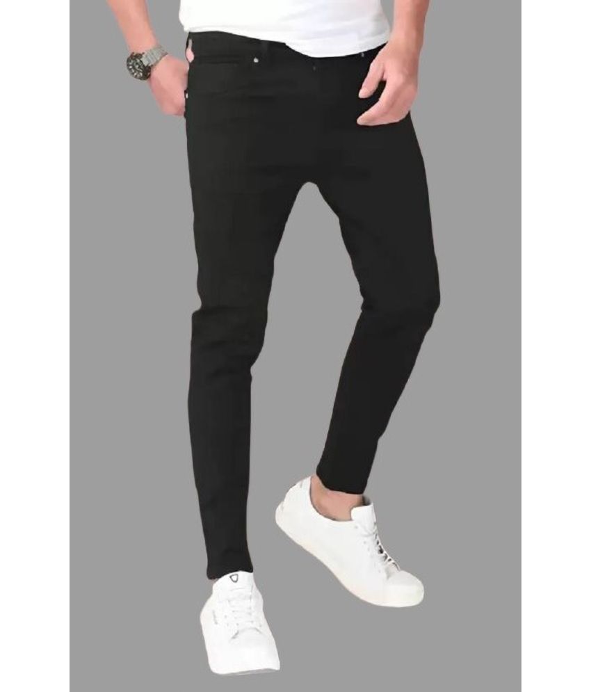     			POKHINDA Skinny Fit Basic Men's Jeans - Black ( Pack of 1 )