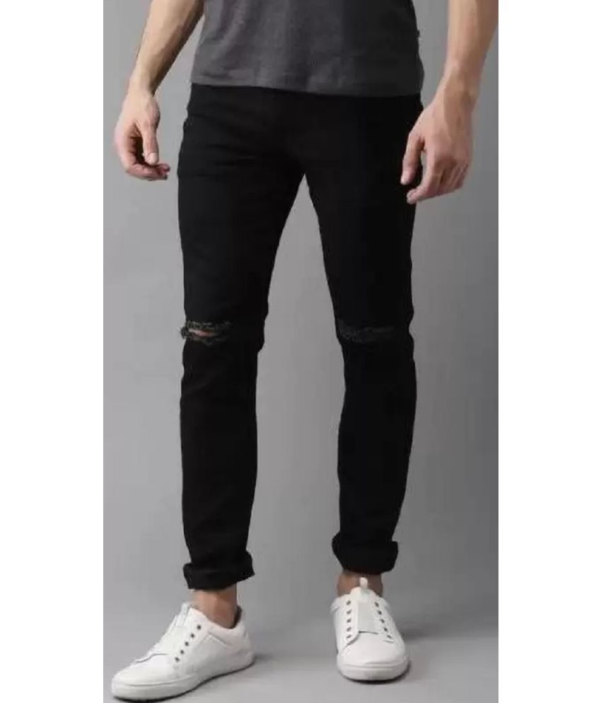     			POKHINDA Skinny Fit Basic Men's Jeans - Black ( Pack of 1 )