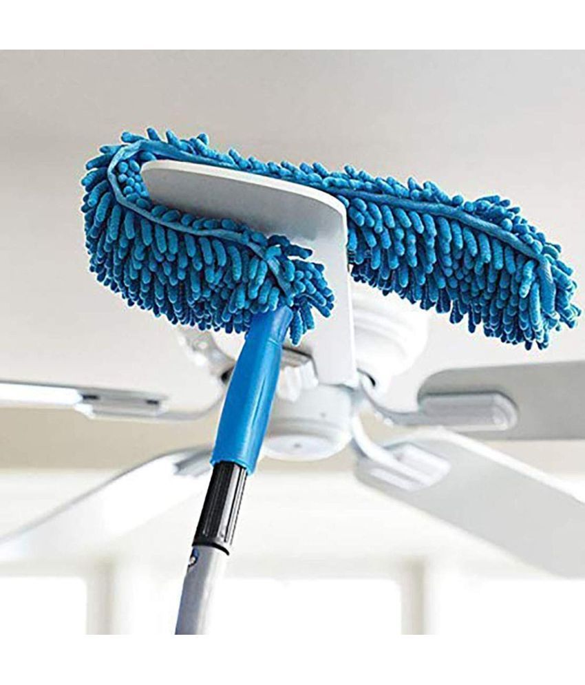     			SKYVILLA Mop Head and Rod ( Extendable Mop Handle with 360 Degree Movement )