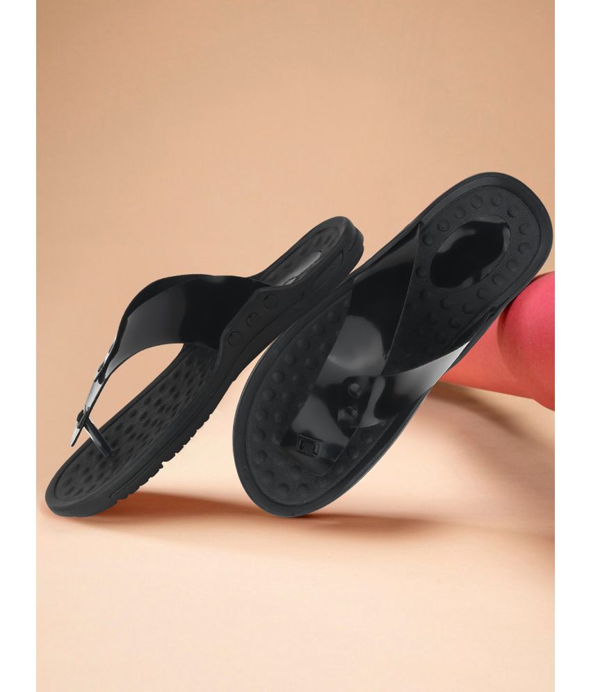     			Secritas - Black Men's Sandals