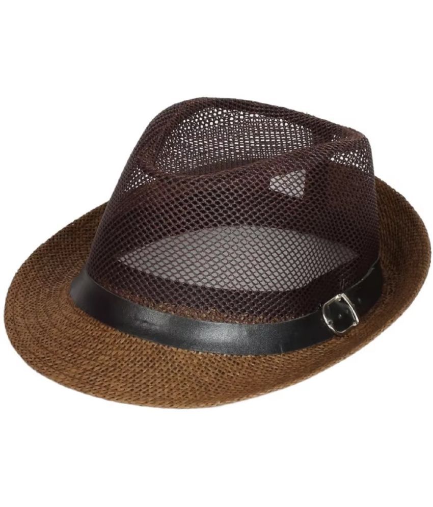     			Zacharias Pack of 1 Polyester Blend Men's Hat ( Brown )