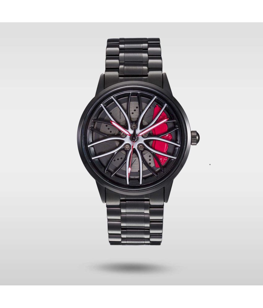     			kriss collection Black Metal Analog Men's Watch