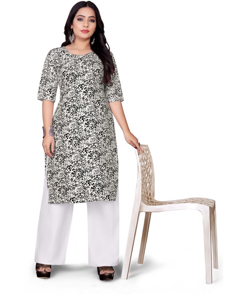     			RUNAYA NX Pack of 1 Rayon Printed A-line Women's Kurti - ( Multicolor )