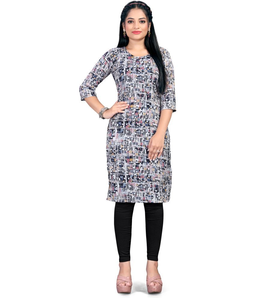     			RUNAYA NX Pack of 1 Viscose Rayon Printed A-line Women's Kurti - ( Red )