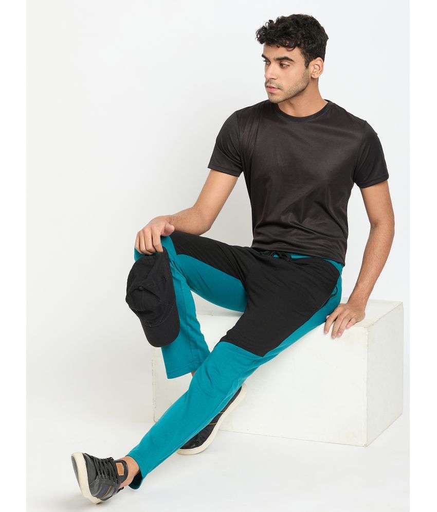     			Club York Teal Cotton Blend Men's Trackpants ( Pack of 1 )