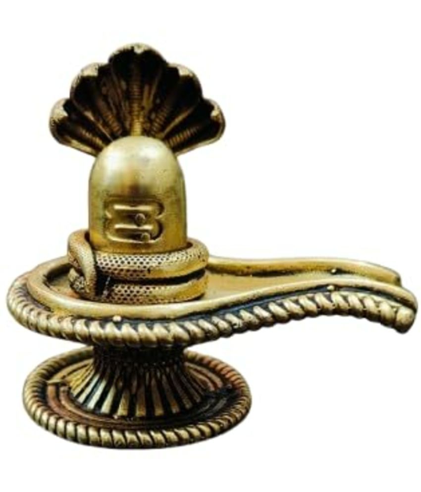     			Neo Classic Brass Shivling Idol ( 6 cm )