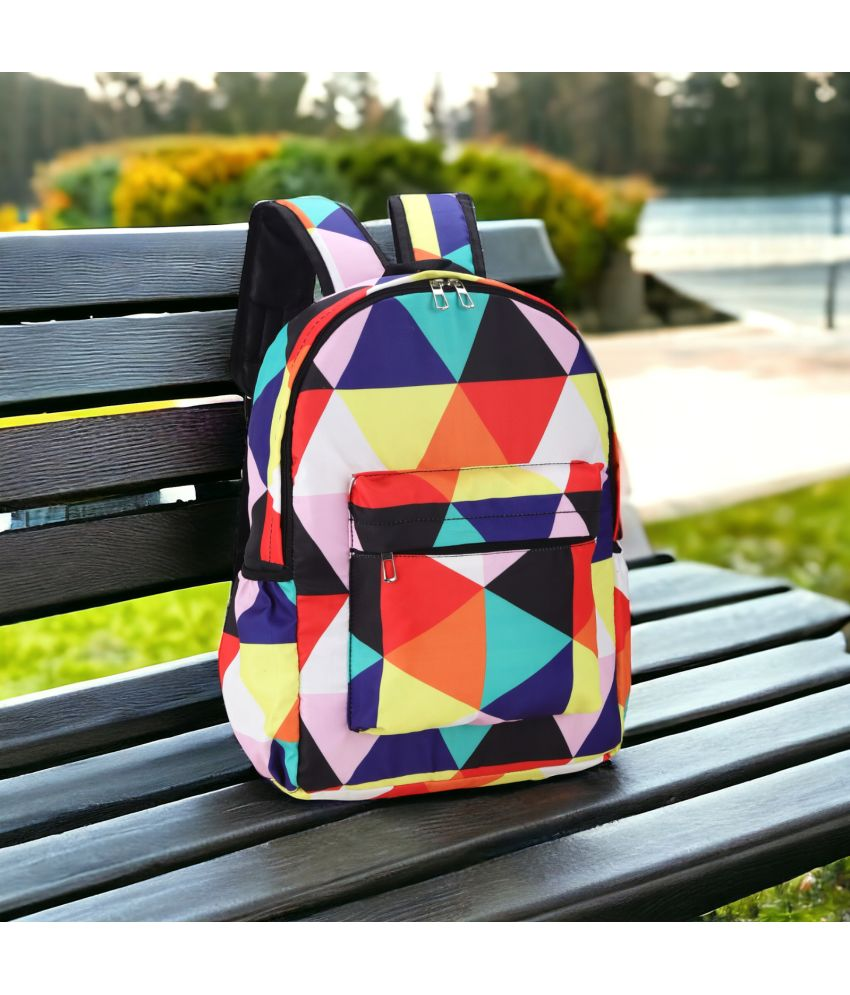     			CLUCI 27 Ltrs Polyester Backpack *For Boys & Girls ( Multi Color )